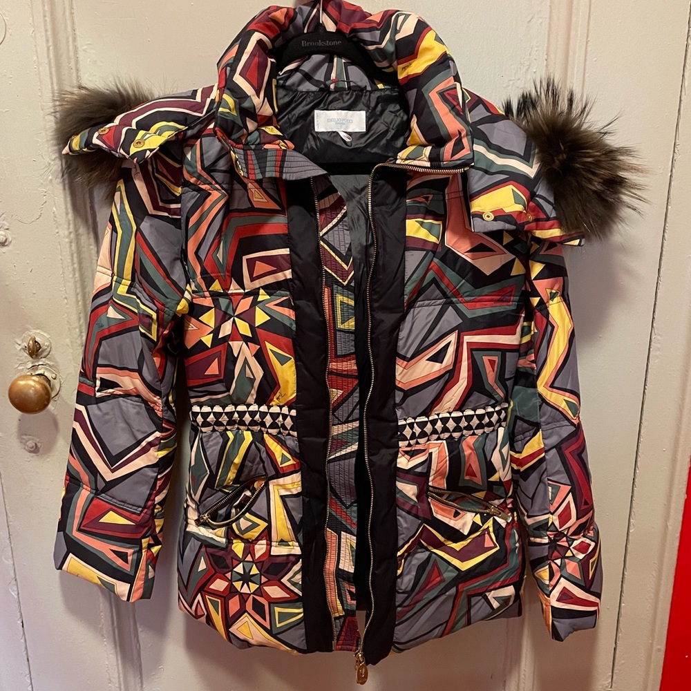 NWOT Emilio Pucci Down Coat (fits like a 6)